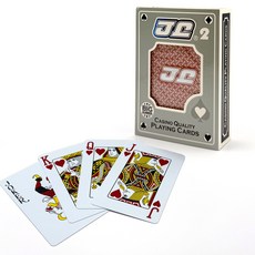 JJ 카지노용 발포엠보싱 큰숫자 트럼프카드, 1팩