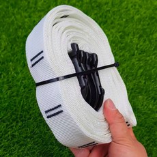 우드 짐링 크로스핏 체조 철봉 기구 홈트레이닝기구 맨몸운동 링, 1, L. 흰색 웨빙 한 쌍