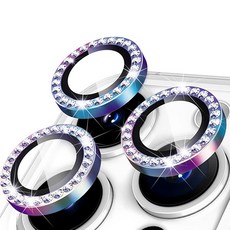 웨버몰 스마트폰 카메라 보호 렌즈 필름 갤럭시 아이폰 렌즈보호 강화유리 카메라 필름 다이아몬드 오로라, 1개