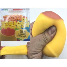 푸딩 크런치 슬랑이 1개 KC인증! 푸딩말랑이 푸딩슬랑이 푸딩크런치말랑이 푸딩물럭 푸딩스트레스볼