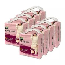 디펜드 스타일 언더웨어 여성용 요실금팬티 패드 여성 파워 중형 9매x8팩, 9개입, 8박스