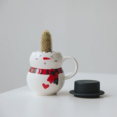 황금사 젠틀스노우 머그화분, 1개, a황금사+젠틀스노우 머그화분+흰돌1번