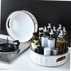 회전 트레이 양념통 수납 화장품 정리대 수납, 소형, 본상품선택