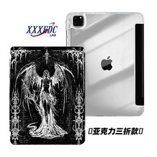 데스노트 아이패드 케이스 블랙 ipad 튼튼한 2024(13인치) 보호커버 에어6, 1개, G. TDL Sorrowful Angel XCT0320