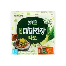풀무원 특제 대파 간장 나또 2입, 3세트, 86.5g