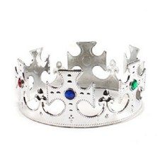 피플스파티 십자왕관, 3개, 실버