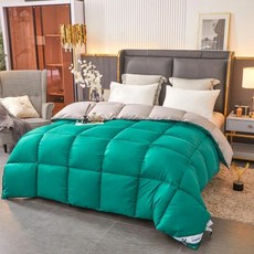 인조 털 이불 성급 호텔 부드럽고 푹신한 싱글풀 사이즈 가을봄용 누빔, 3. 명확하다
