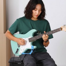 기타무릎받침대 일렉트릭 일렉기타 서포트 레그 다리 받침대, 1개