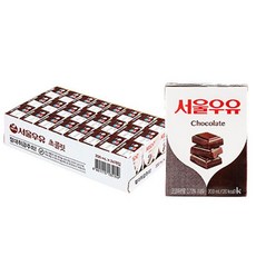 서울우유 멸균우유 초코 200mlx24개, 200ml, 24개