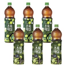 [3+3] 초록매실 1.5L 3입 + 초록매실제로 1.5L 3입, 6개