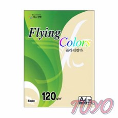 투요 플라잉칼라 상아 A4 20매 복사용지 A4색지 A4용지