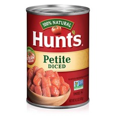 Hunt's Petite Diced Tomatoes Keto Friendly 14. Hunt's Petite Diced Tomatoes Keto Friendly 14.5 o, 411g, 1개