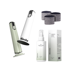 슈틸루스터 클린 풋 전동 발각질제거기 + 패드 60매 프리미엄팩, 올리브