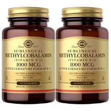 솔가 서브링걸 메틸코발라민 1000mcg 너겟, 2개, 60정