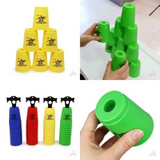 빠른손놀이 컵스택 게임세트 아이 집중력 향상 게임 반응속도 순발력게임