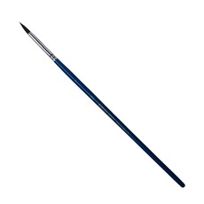 아트 지브러쉬 Art G brush 미술 페인트 붓 아크릴 수채화 세필 붓 미술 네일 아트 브러쉬 네일 브러쉬 아트마스크 아트 바디 페인팅 블루 핸들 세필 브러쉬(R501) 2호, 1개