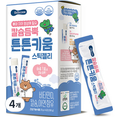 베베쿡 칼슘듬뿍 튼튼키움 스틱젤리 14p, 4개, 280g