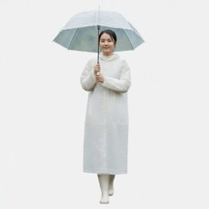 생활방수 롱 레인코트 후드 우비 남녀공용 가벼운 착용 방풍 야외 레인 재킷, 1개, 상세페이지 참조