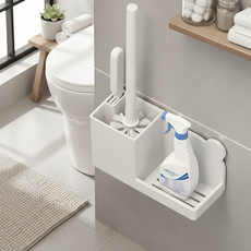 에이솜 욕실 청소솔 욕실 청소도구 화장실 청소솔 화장실 변기솔 변기 청소솔, 1세트, 화이트