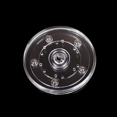 아이베란다 아크릴 원형 회전판 받침대 돌림판, 100mm