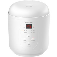 CUCHEN 酷晨 蘑菇迷你電飯鍋 1.5人用, CRM-E0101W, White
