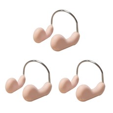 제퍼젠 완벽차단 물막이 실리콘 수영 코마개, 3개, 스킨