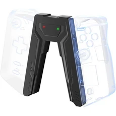 레기온 고 2 액세서리용 RGEEK 충전 홀더 핸드 그립 휴대용 컨트롤러 충전기(인디케이터 포함), 01 Black