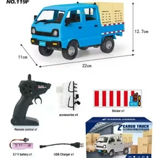 스피드 RC 드리프트 트럭 사륜구동 도로 경쟁용 사실적인 모델 차량 전동 리모컨 자동차 소년 크리스마스, 02 C