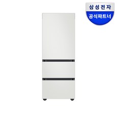 삼성전자 비스포크 1등급 키친핏 3도어 김치냉장고 RQ33DB74C1AP 313L, 코타화이트