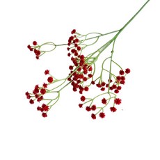 模擬滿天星花束, 紅色