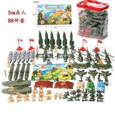 懷舊軍事小兵模型套裝 二戰坦克士兵玩具 男孩沙盤兵人 兒童懷舊益智玩具, 1個, 军事小兵坦克二战套装模型士兵打仗男孩兵人