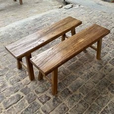 고재벤치 의자 빈티지 인테리어 스툴 나무 야외 사각, 100x26x45 (LWH)