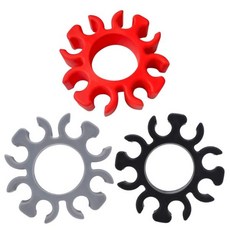 드럼심벌 사용하기 쉬운 실리콘 E 드럼 스틱 홀더 브래킷 디스플레이 스탠드, 02 Red