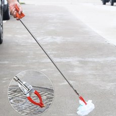 장거리 쓰레기 집게봉 줍게 쓰레기통 청소 보조도구 롱팔 그랩퍼, 1개