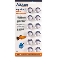 아쿠아팩스 워터 컨디셔너 12팩 10갤런, 12 Pack