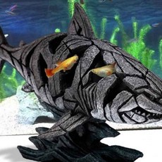 상어를조심해 상어 물고기 은신처 해수어항꾸미기 새우은신처