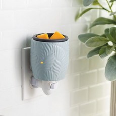 蠟燭森林 Candle Warmers〈現貨〉新款！蠟塊易更換 香氛 溶蠟暖檯 迷你 插電式 Flip Dish, 棕梠海洋