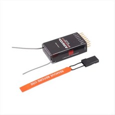 AR6100E 6 채널 항공기 수신기 지원 DSM2 DX6I DX7 DX8 DX18 DSX6 DSX9 넓은 호환성과 호환 가능, 1개
