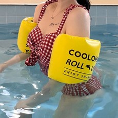 암튜브 팔튜브 성인 어른 안전 수영장 바다 워터파크 계곡 파도타기 암링 감성, 암튜브(화이트), 1개