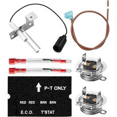 RV 온수기 열 차단기 Atwood 91447 93866 호환 ECO 온도 조절기 어셈블리 키트 교체 부품 2개, RV 온수기 열 차단기 Atwood 91447 9386