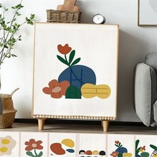 다용도 가리개 내추럴 패브릭 신발장 가림막 커튼 수납장 주방 마크라메 인테리어 반창고 세탁기 감각적
