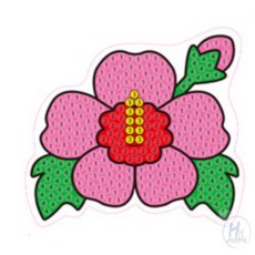 더블H샵 보석십자수 무궁화