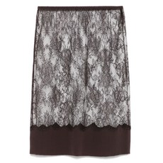 카린길슨 레이스 슬립 스커트