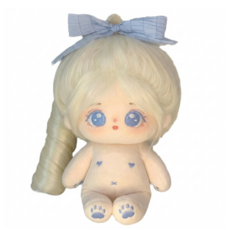 티니숲속 20cm 인형 엘라 아이돌 무속성 솜 인형 유골 뼈깅 솜뭉치, 엘라+가발, 1개