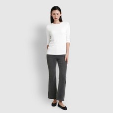 JAJU 25F/W 여 소프트 립 5부 티셔츠 J115301012 549471