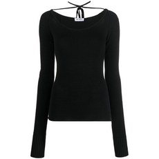 아티코 스트랩 디테일 니트 탑