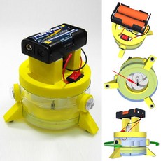 회전 진공 청소기만들기 (1인용 11x10cm) UFO 360도 청소 고속모터