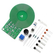 MDS-60 금속 탐지기 DIY 키트 3~5V 저전압 금속감지 모듈 PCB 코일 포함, 1세트