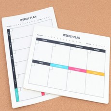 마스온 주간계획표 A4 일정보드판, 세로