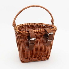 포르르 킥보드바구니 마이크로 가방 클래식 라탄